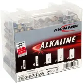 Ansmann Alkalinebatterij set met doos 35-delig zwart 1520-0004