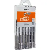 Bahco SDS+ borensets | 2-snijkanten | voor beton | 7-delig | 4652-SET-7