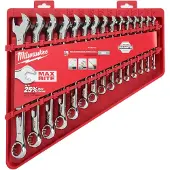 Milwaukee MAX BITE Imperial Ringsteeksleutelset met ratel 15- delig - 4932464996