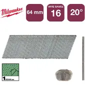 Milwaukee NAGELS 16G/20ø/64MM/G/SC1-2KPC