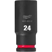 Milwaukee slagdop Shockwave 1/2 lang 24mm