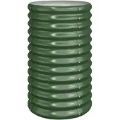 vidaXL Plantenbak 40x40x68 cm gegalvaniseerd staal groen