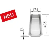 BLANCO Bakje rvs (voor Silgranit)