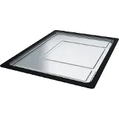 Franke - Mobiel afdruiprek, 326x440x22 mm, rvs/zwart kunststof 112.0204.360