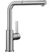 BLANCO Lanora-S roestvrij staal geborsteld/inox brossé LD/BP