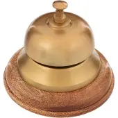 Atmosphera Kids Luxe Receptiebel - Tafelbel - Mango hout - Goud