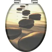 Schutte MDF WC-bril SEA STONE met soft-close 80127