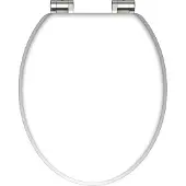 Schutte Houten kern WC-zitting WHITE met softclose | wit - 84100 84100