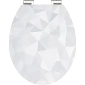 Schutte MDF High Gloss WC-bril DIAMOND met soft-close 80545