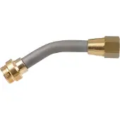 Sievert Halspijp 100mm titanium - 355501 355501