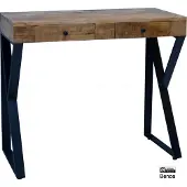 Benoa Bureau Abstract mangohout 90 cm - Naturel