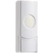 ORNO Deurbelknop voor draadloze deurbellen- Deurbel - LONGA AC-serie - Wit