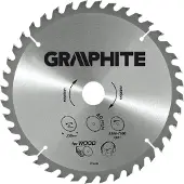 Kippers Rijssen Graphit-Sägeblatt, breit 190x30 mm, 40 Zähne 57H670