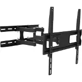 Cabletech Universele verstelbare Televisie Muurbeugel Voor Led Lcd Tv Van 26 Tot 55 Inch - Draaibaar en Kantelbaar - Max 35 Kg - Verticale en Horizontale aanpassing mogelijk