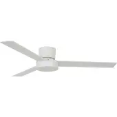 BAYSIDE Lagoon CTC Plafondventilator 55 W (Ø x h) 132 cm x 20.5 cm Wit Met wandschakelaar
