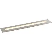 QAZQA Moderne grondspot staal 50 cm incl. LED IP65 - Eline