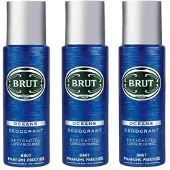 BRUT Deo Spray Oceans - 3 Pack