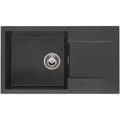 Reginox Amsterdam 43 spoelbak 76x43,5cm Black Silvery R33463