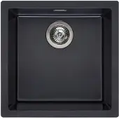 Reginox Amsterdam 40 spoelbak 40x40cm Pure Black R34637