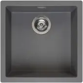 Reginox Amsterdam 40 spoelbak 46x46cm Grey Silvery R32329