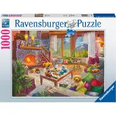 Ravensburger Gezellige hut puzzel 1000st Karton Ravensburger Puzzel