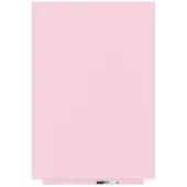 Rocada whiteboard Skincolor, gelakt oppervlak, magnetisch, wandbevestiging, 750 x 1150 mm, roze