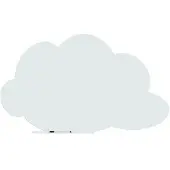 Rocada Skin whiteboard - Denkwolk - Wit - 100x150 cm