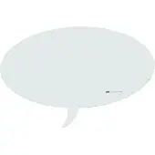 Rocada Skin whiteboard - Tekstballon - Wit - 75x115 cm
