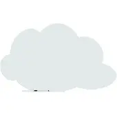 Rocada Skin whiteboard - Denkwolk - Wit - 75x115 cm