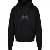 MJ Gonzales Sweatshirt 'Higher Than Heaven' zwart / wit