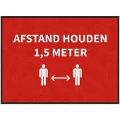Mountville Deurmat 'Afstand houden' anderhalve meter - 85x115 cm