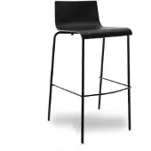 Workliving Barkruk Puur Eiken Zwart