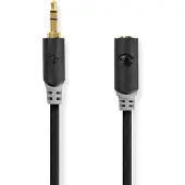 Nedis 3,5 mm Verlengkabel 3 Meter Zwart