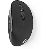 Nedis ergonomische draadloze USB muis - 800-1600 DPI / zwart