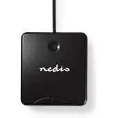 Nedis Kaartlezer | Smart Card (ID) | USB 2.0 | 1 stuks - CRDRU2SM1BK CRDRU2SM1BK