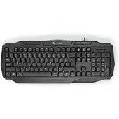 Nedis Bedraad Gaming Toetsenbord | LED | US internationaal | 1 stuks - GKBD100BKUS GKBD100BKUS