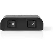 Nedis Speaker Control Box | 2 poorten | Klemmen | 4-16 Ohm | 150 W | 1 stuks - ASWI2602BK ASWI2602BK