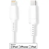 Nedis 2m USB-C Lightning kabel voor iPad, iPhone, iPod, wit