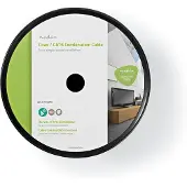 Nedis Coax / CAT6 combinatiekabel op haspel voor binnen / wit - 100 meter