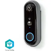 Nedis Smartlife videodeurbel in grijs, model WIFICDP20GY