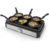 Nedis Party Wokset | Grill | 6 Personen | 1 stuks - FCRA310FBK6 FCRA310FBK6