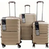 Libiao A07 Kofferset 3 Delig - 85l & 50l & 30l - Goud