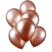 Fiesta Ballonnen - Koper - Metallic - 30cm - 10st. --> BULK