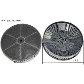 Privileg Koolstoffilter 484000008824 / AMC072 (2 St.)