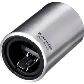 Westmark Automatische kurkentrekker; afmetingen: 5,3 x 5,3 x 8 cm; materiaal: geborsteld aluminium; kleur: zilver; 61882260