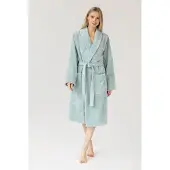 Casilin Teddy Fleece Badjas Sea Green - M