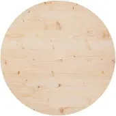vidaXL Tafelblad Ø80x2,5 cm massief grenenhout