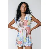 Colourful Rebel Ilza Patchwork Playsuit Multicolor Maat: S | Playsuits Outlet | Dames