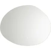 QAZQA Badkamerspiegel 80 cm incl. LED 3-staps dimbaar met touch - Biba