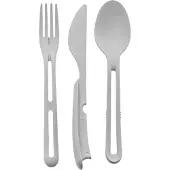 Koziol Bestekset Klikk 22,2 Cm Thermoplast Grijs 3-delig